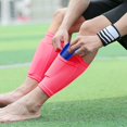 thumbnail image 5 of Espinilleras de fútbol | Protectores de piernas y pies enchufables para adultos y jóvenes | Acolchado grueso de EVA | Protección de doble capa | Equipamiento deportivo ligero | 1 par | 18x10cm |, 5 of 5