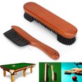 thumbnail image 4 of Pool Table Brush, PVC Bristles Practical Wood Handle Wide Application Billiard Rail Brush, Billiard Table Brush, For Cue Sports  Cue Sports Accessories, 4 of 8