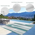 thumbnail image 3 of Blue Gray Stripes Outdoor Rug for Patio/Deck/Porch, Non-Slip Large Area Rug 5 x 7 Ft, Watercolor Modern Abstract Minimalist Indoor Outdoor Rugs Washable Area Rugs, Camping Rug Carpet Runner, 3 of 8