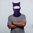 thumbnail image 4 of TELOLY Cat Style Ski Mask Balaclava 3D Animal Face Cover with Ears for Winter Sports Outdoor Activities Music Festivals Rave Parties Halloween Accessories And, 4 of 7