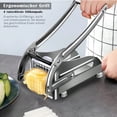 thumbnail image 3 of Potato Slicer French Fries,Stainless Steel Slicer Cutter with Suction Feet & Replacement Parts,for Kitchen Cutting Utensils, 3 of 8