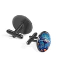 thumbnail image 2 of Shark Elegant Mens Cufflinks for Formal Attire Made of Stainless Steel Ideal for Special Occasions, 2 of 6