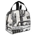 thumbnail image 2 of Vsdgher Vintage Cactus Pickup Lunch Bag, Lunch Box for Women Adult Men, Lunch Tote Insulated Cooler Lunch Container for Work/Office/Picnic/Travel, 2 of 8