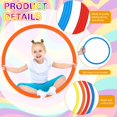thumbnail image 3 of 12 Pcs Obstacle Course Ring Set 16 Inch 28 Inch Hoop Plastic Toys Exercise Hoops Bulk for Little Teens Adults Party Games Educational Activities Holiday Decoration Gymnastics, 4 Colors, 3 of 7