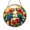 Acrylic 3.5 Inch, variant on Parrot and Flower Window Decor – Stained Glass Style Hanging Art