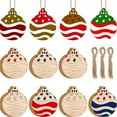 thumbnail image 2 of Christmas Wooden Crafts For Christmas Tree Hanging Ornaments Decor Unfinished Wood Cutouts Christmas DIY Decoration 17 Patterns., 2 of 9