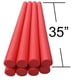 Oodles Of Noodles Blue Craft Foam Sticks - 2' X 35', Pack Of 8, Closed Cell Polyethylene