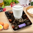 thumbnail image 7 of Cat in Flowers Floral Food Scale Digital Kitchen Scale Waterproof Tempered Glass Tare Function 11 lb for Baking Cooking Meal Prep, 7 of 7