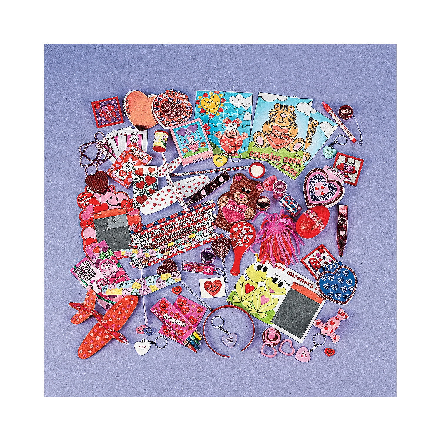 Mega Valentine Novelty Assortment (250Pc Toys 250 Pieces Walmart