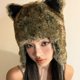 thumbnail image 4 of Handwoven Star Patched Hat Winter Plush Hat Fashion Y2K Devil Horn Beanie Cap for Teens Girl Women Street Snap Headwear brown ear hat, 4 of 4
