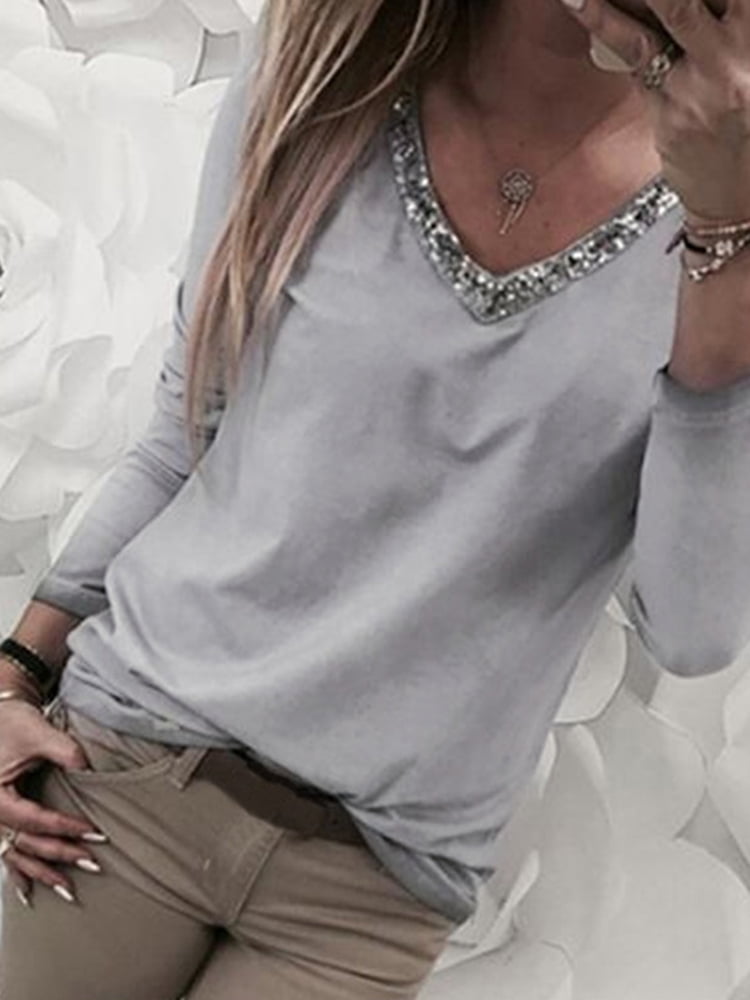 women's plus size tops with bling