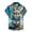 White, variant on Men's Easter Button Down Shirt Short Sleeve Button Up Funny Easter Eggs Bunny Print Tops Spring Tees