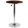 thumbnail image 2 of Flash Furniture Hills 23.5'' Round Adjustable Height Rustic Pine Wood Table (Adjustable Range 26.25'' - 35.5''), 2 of 8