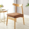 thumbnail image 3 of Stretch Dining Chair Seat Covers for Dining Room Removable Anti-Dust Chair Seat Protector Slipcovers, 3 of 6