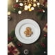 thumbnail image 2 of Cortador de Galletas Navideño, Molde de Plástico Rosa para Galletas de Jengibre Sin Piernitas, 10 x 7 cm, Diseño Festivo con Detalles Decorativos, 2 of 4