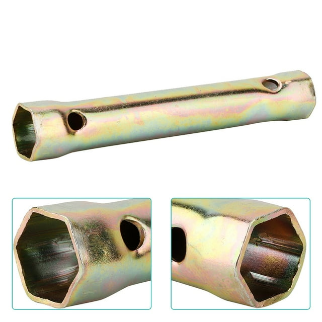 Llave De Cavoce De Bujía De Doble Extremo De 130 Mm De 16/18 Mm Herramienta De Manejo De Alcance De Profundidad Para El Encendido De La Motocicleta Del Automóvil