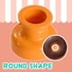 thumbnail image 1 of Tartares Moldeados, Cacao, Relieve, Antiadherente, Reutilizable, Flexible, Apto Lavavajillas, Ideal Repostería y Restauración, Doméstico, Color Naranja, 7,6 X 6 Cm., 1 of 6