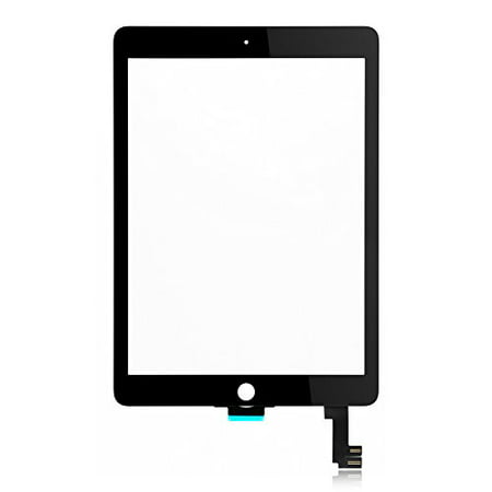 Screen replacement For iPad 6 / iPad air 2 Touch Screen Front Glass Assembly + Professional 7 Set of Tools kit(Black) by
