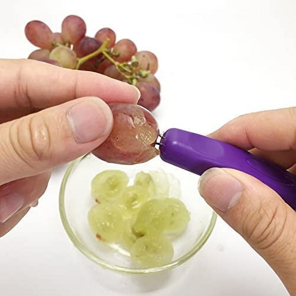 Grape Peeler, Fruit Grape Skin Peeler Remover Mini Portable Kitchen Gadget  Peeling Tool Purple 7.0x0.8in