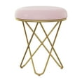 thumbnail image 3 of yuksok Tabouret de Maquillage Coussin Repose-Pieds Moderne pour Bureau Intérieur Entrée Rose, 3 of 9