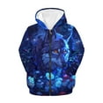thumbnail image 6 of Chririnla Funny Wolf Florals Boys Youth Sports Jacket Hoodie Zip Up Long Sleeve with Pockets Lightweight Athletic Wear Size 10-12, 6 of 7