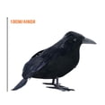 thumbnail image 3 of 3 Pcs Décoration d'Halloween Plumes Noires Réalistes Oiseaux, 3 of 7