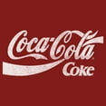 thumbnail image 2 of Women's Coca Cola Distressed Classic Logos  Graphic T-Shirt, 2 of 4