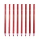 thumbnail image 1 of 12PCS Peel-off Wax Pen Easy to Remove Marker for Ceramic Glass Cloth Metal Wood Leather (Red), 1 of 2