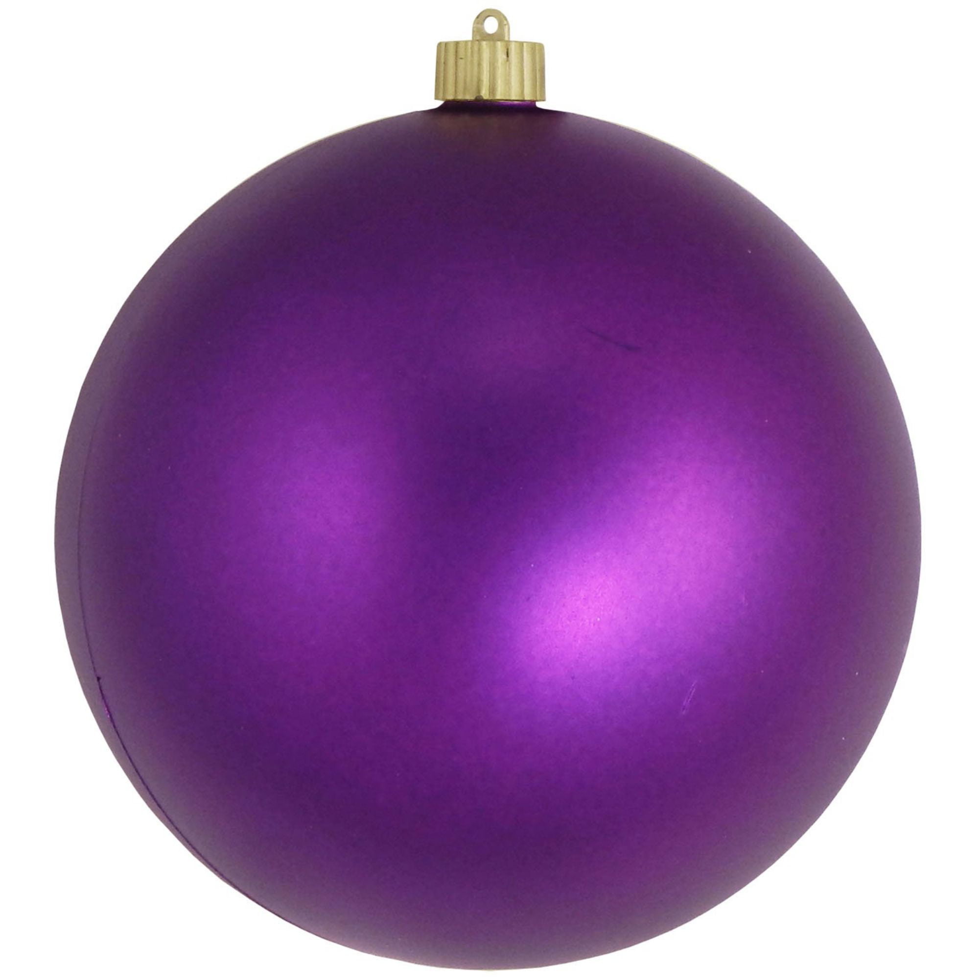 Matte Purple Shatterproof Christmas Ball Ornament 8&amp;quot; (200mm) - Walmart ...