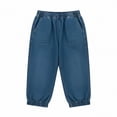 thumbnail image 3 of Fmbrln Womens Capri Jeans Summer Casual Elastic Waist Stretchy Denim Capri Pants with Pockets, 3 of 9