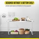 thumbnail image 3 of QinaQin Mesa comercial de acero inoxidable, ideal para preparación de alimentos o como banco de trabajo, con base abierta y opción de movilidad para garaje o bodega, 3 of 9