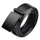 thumbnail image 3 of Cinturón clásico para hombre, hebilla automática negra, de piel sintética, de hierro, estilo elegante, suave y cómodo, 120 x 3,5 cm, cinturón de vestir cuadrado de aspecto brillante, 3 of 12