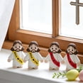 thumbnail image 5 of Crazyview 50 Pcs Little Jesus Figures，Mini Jesus Figurines Tiny Statues for Easter Egg Stuffers to Hide and Seek Sunday School Religious Party Share, 5 of 10