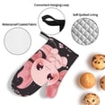 thumbnail image 3 of Cauagu Chibi Axolotl Sakura Fantasy Print Oven Mitts and Pot Holders 4 pcs Set,Extra Thicken Long Kitchen Oven Glove Potholders BBQ Gloves-Oven Mitts and Pot Holders(11 Inch), 3 of 6