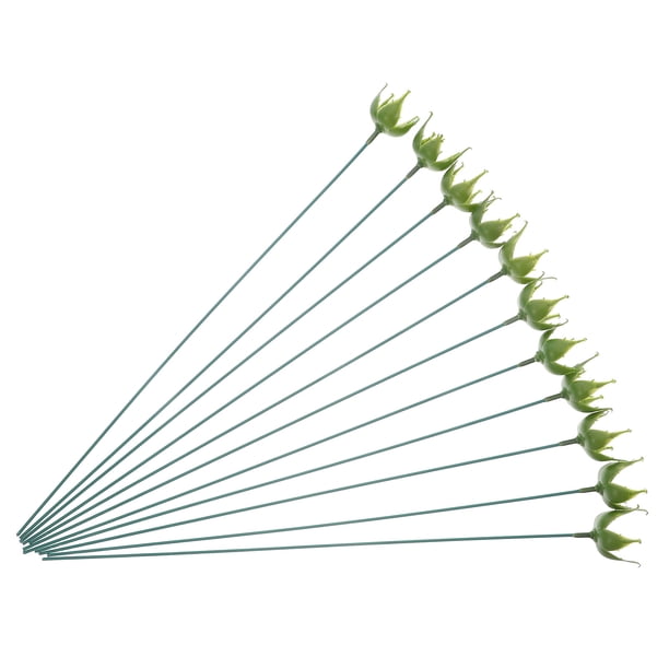 TABLETREANDS 50Jgo Sépalos De Rosa Artificial Verde Para Manualidades Y Suministros De Floral