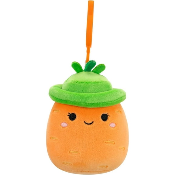 Squishmallows 4" Easter Clip-On Caroleena the Carrot