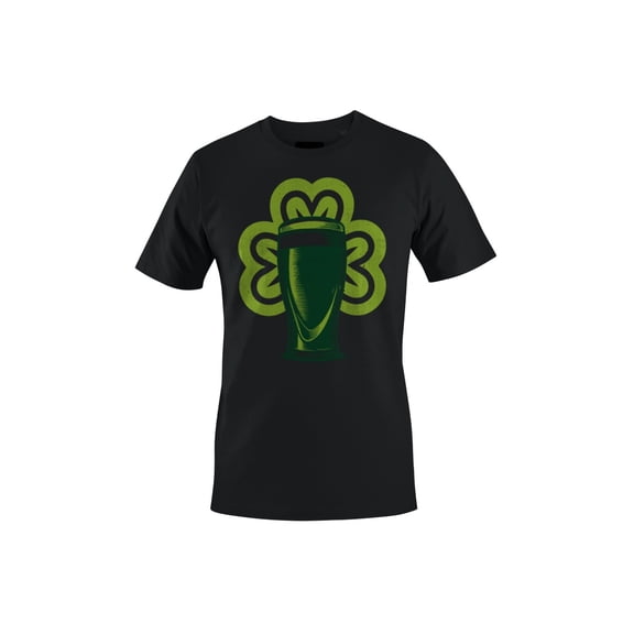 Shamrock and Pint Classic St. Patricks Day Beer Design Men's T-shirt