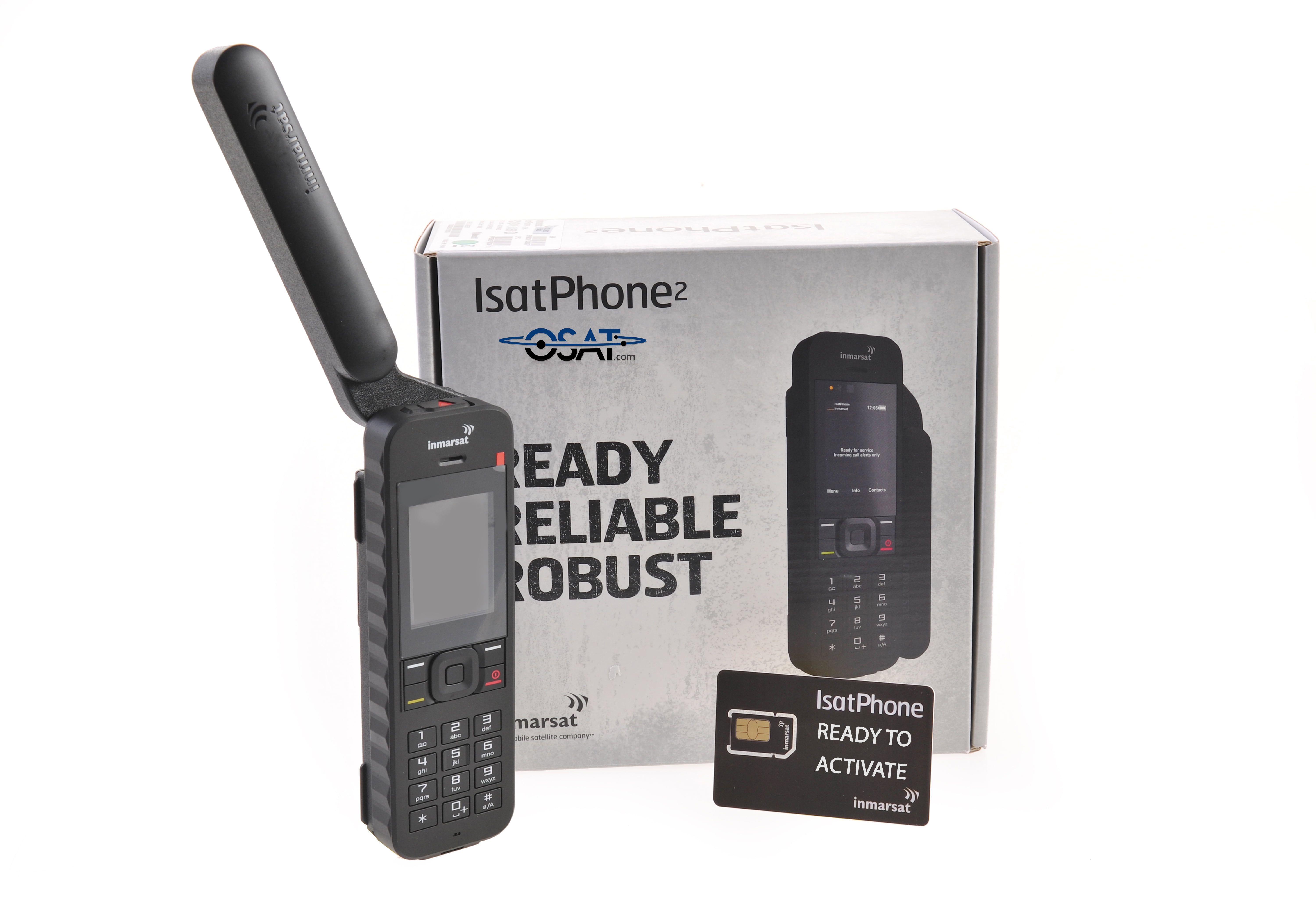 Inmarsat IsatPhone 2 - Satellite Phone with FREE SIM card and 100 (76.8  Minutes*) Airtime Units - Walmart.com