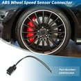 thumbnail image 3 of Conector del sensor de velocidad ABS para Dodge, Jeep, Ford, Mitsubishi, 2 pines, pigtail/socket 88861094/52125003AB, juego de cableado con termorretráctiles, 3 of 8