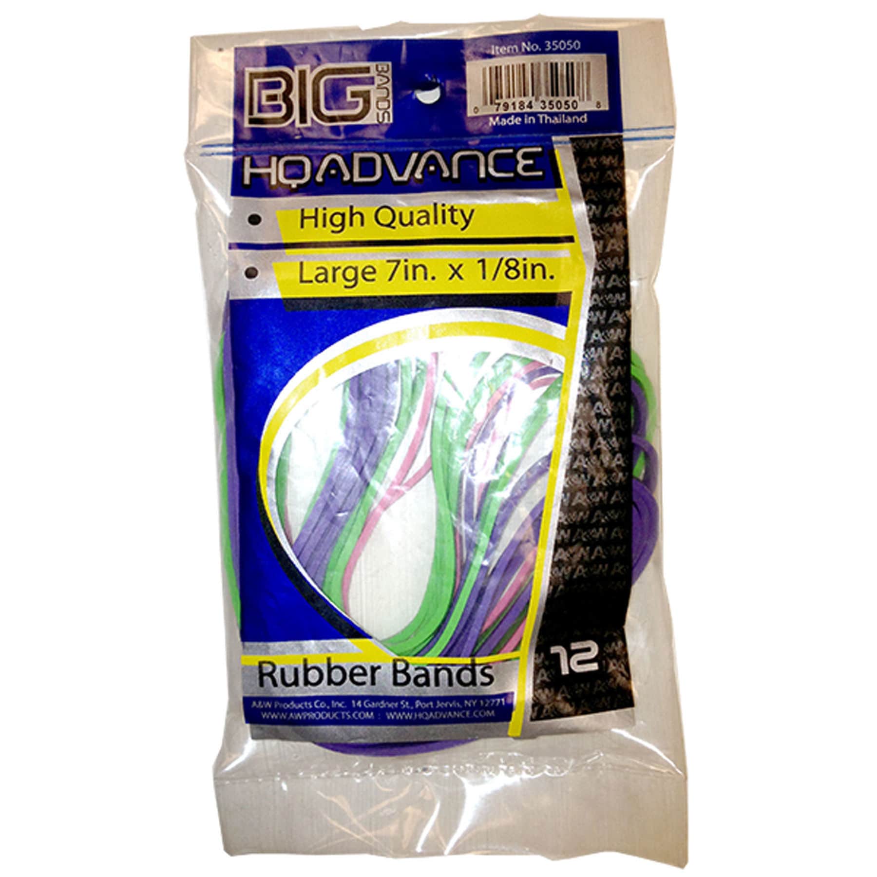 A & W A & W Big Rubber Bands, 12 ea