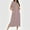 D_ Pink, variant on SMihono Zipper Front Robes for Women Long House Coat Full Length Loose Nightgown with Pockets Short Sleeve Polka Dot Loungewear Blue M