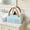 Blue, variant on Japceit Portable Shower Caddy Foldable Cleaning Organizer With Handle Removable Divider, Plastic Shower Basket,For College, Dorm Room