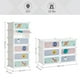 thumbnail image 2 of SONGMICS Estantería Modular Infantil de 6 Cubos, Zapatero Infantil, 43 x 31 x 105 cm, Armario Modular, para Ropa, Juguetes, Blanco, 2 of 5