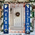 thumbnail image 6 of Christmas Religious Decoration Holy Nativity Christmas Banner Decor Christmas Porch Sign, Merry Christmas Jesus Door Banner Xmas Hanging Decorations for the Home Outdoor Indoor Wall Front Door, Blue, 6 of 6