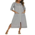 thumbnail image 1 of Robe de Nuit à Manches Courtes pour Femme, 1 of 2