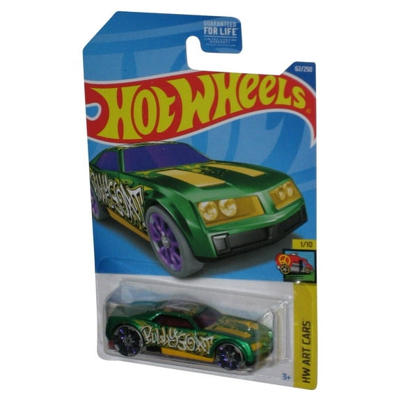 Hot Wheels HW Art (2021) Green Die-Cast Bully Goat Toy Car 62/250