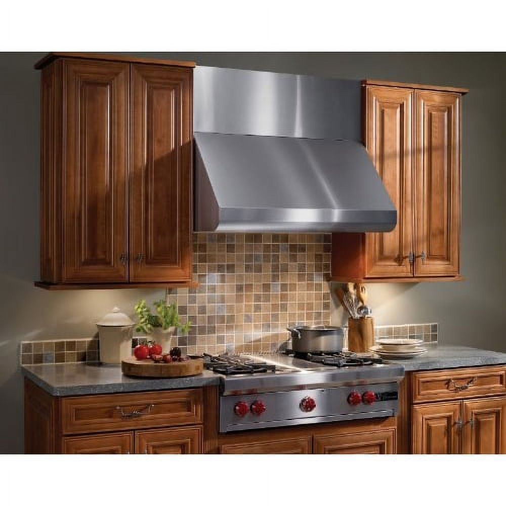 BROAN E6036SS Broan(R) 36-Inch Convertible Wall-Mount Canopy Range Hood w/ Heat Sentry , 600 CFM, Stainless Steel