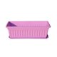 thumbnail image 1 of Resina Rectangular Maceta de Siembra Agujero de Drenaje Plantador de Flores Vegetales Bandeja de Plantas de Jardín en Casa Púrpura 44x19x14cm 3 Piezas Kearding HA6722-03B, 1 of 6