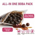thumbnail image 3 of O's Bubble Boba Party Kit Matcha Bubble Tea Open to Eat with Cups and Straws 3 Servings Party Set for Home, Gifts & Kids (No Microwave Version 3.0), 3 of 6