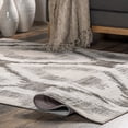 thumbnail image 6 of nuLOOM Eliise Faded Trellis Machine Washable Area Rug, 5' x 8', Light Gray, 6 of 9